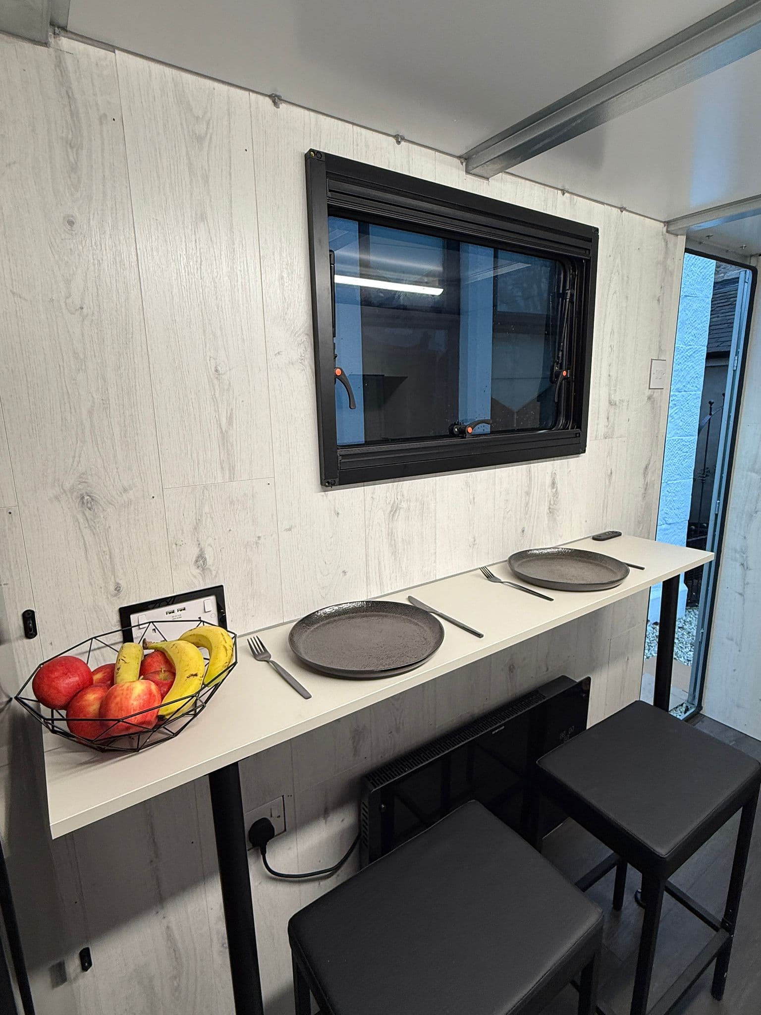 Kitchen installed outside home