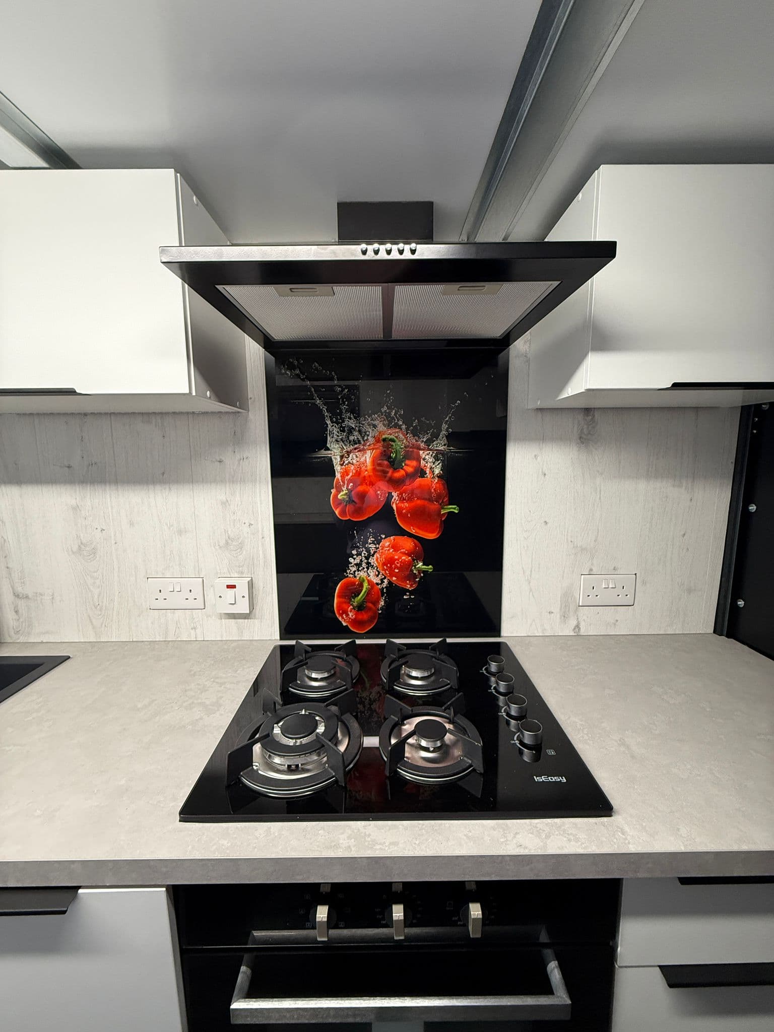 Interior of a compact kitchen